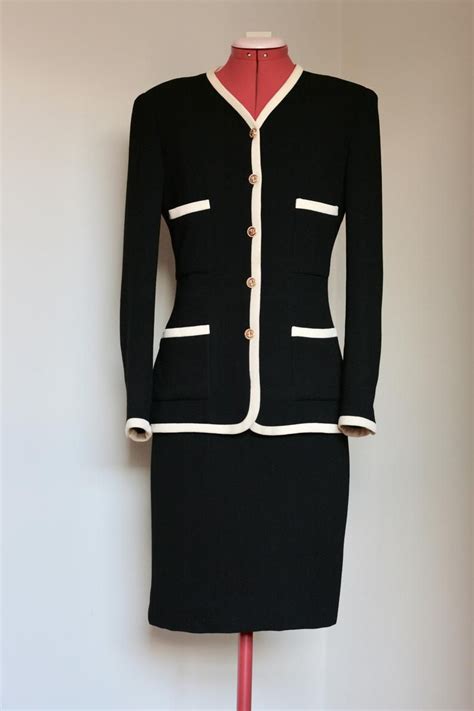 classic chanel skirt suit|vintage chanel skirt.